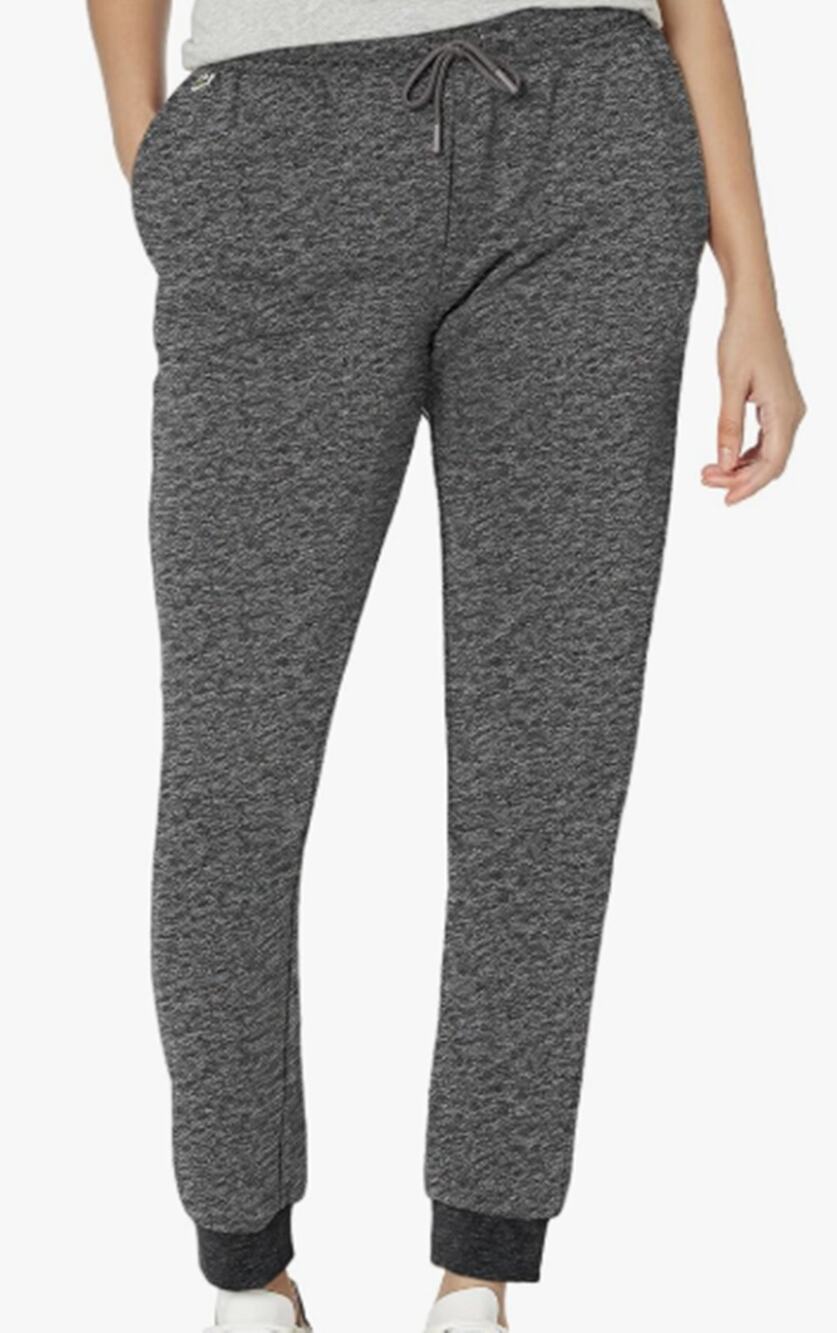 Lacoste Women's Sport Fleece Drawstring Sweatpants Pants Roche Chine 2